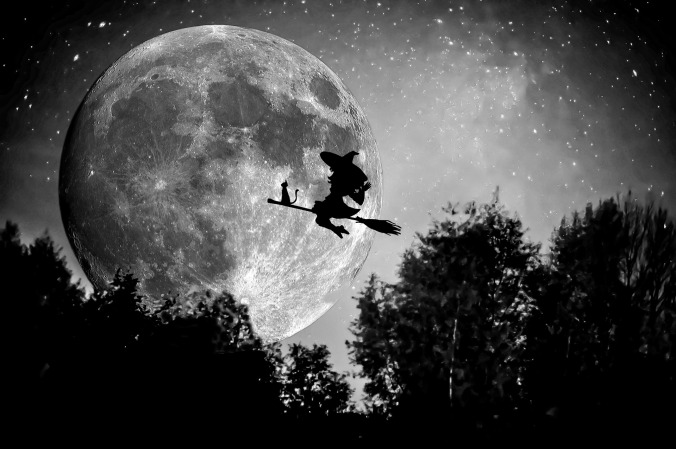 When witches go riding, and black cats are seen, the moon laughs and whispers, ‘tis near Halloween. ~Author Unknown 